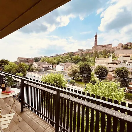 Terrace Over The Village - Slow In Monferrato Lägenhet *